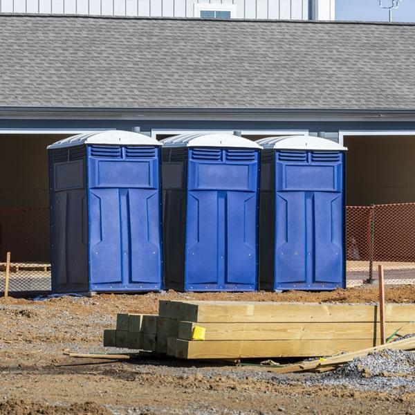 Heavy-duty construction site porta potty in Excelsior Springs, Missouri